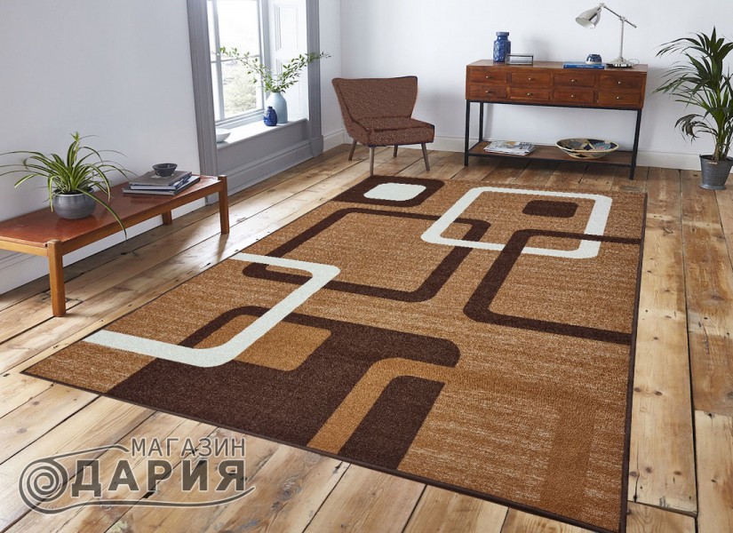 Мокетен килим ERIKA 8024 camel